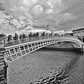 Ha' Penny Bridge in Black and White